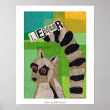 Lemur by Jill Connor Posters