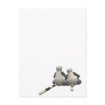 Lemur Love Postcard, Portrait