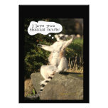 Lemur Love You This Much Funny  Fathers Day Personalised Invites