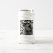Lemur Monkey Beer Stein Mugs