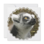 Lemur Photo Invitation