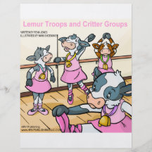 Lemur Troops & Critter Groups cattle Custom Flyer