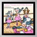 Lemur Troops & Critter Groups Cattle Drove posters