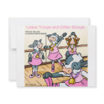 Lemur Troops & Critter Groups cattle invitations