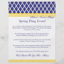 Lena Preppy Lattice Full Colour Flyer