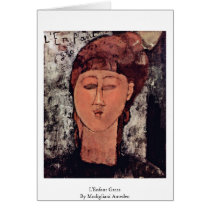 L'Enfant Grass By Modigliani Amedeo Cards