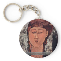 L'Enfant Grass By Modigliani Amedeo Key Chain