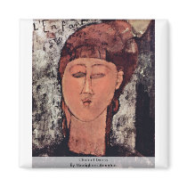 L'Enfant Grass By Modigliani Amedeo Magnets