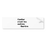 LenferCestLesAutres Bumper Sticker