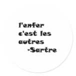 LenferCestLesAutresCircle Stickers