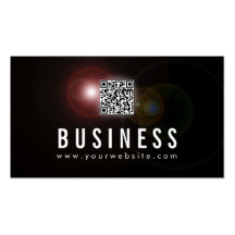 Lens Flare Masonry Constractor Business Card