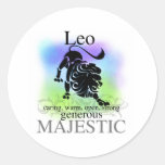 Leo About You Round Sticker