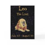 Leo Birthday Card