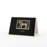 Leo Birthday Card