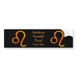 Leo Bumper Sticker