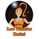 Leo Chicks Rule t-shirts