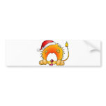 Leo Christmas bumper stickers