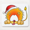 Leo Christmas mousepads