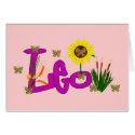 Leo Flowers cards