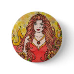 Leo Goddess buttons