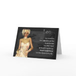Leo Gothic Zodiac Birthday Card