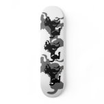 Leo in black skateboards