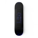 leo lightning laser custom skateboard deck