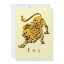 Leo Lion Invitation
