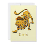 Leo Lion Invitation