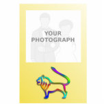 Leo Lion Zodiac Rainbow Colour Photo Frame photo sculptures