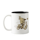 leo on bike mug