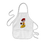 Leo on Yellow Palette Background Apron