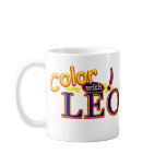 Leo Portrait with Logo Mug