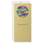 Leo Rainbow Colour Lion Zodiac Star Sign Bookmark rack cards
