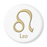 Leo symbol magnets