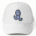Leo Symbol (style1_blue) hat