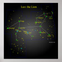 Leo The Lion Constellation posters