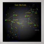 Leo The Lion Constellation posters