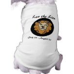 Leo the Lion Dog Shirt pet clothing