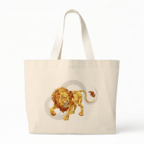 Leo the lion star or birth or zodiac sign tote bags