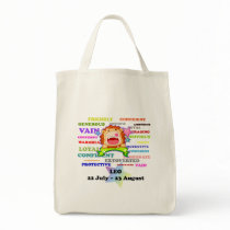Leo, the Lion,  Zodiac Sign Custom Astrology Gifts Tote Bags