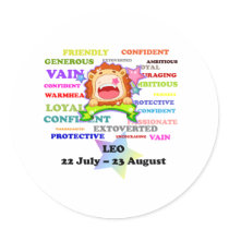 Leo, the Lion,  Zodiac Sign Custom Astrology Gifts