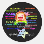 Leo, the Lion,  Zodiac Sign Custom Astrology Gifts Sticker