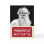 Leo Tolstoy Anti-Valentine's Day Card