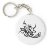 Leo Tribal Lion Tattoo keychains