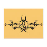 Leo Tribal Postcard