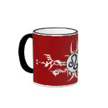 Leo Tribal REd Mug