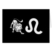 Leo with Symbol Card