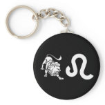 Leo with Symbol Keychains