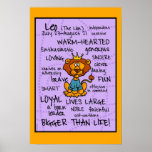 leo wordcloud poster posters